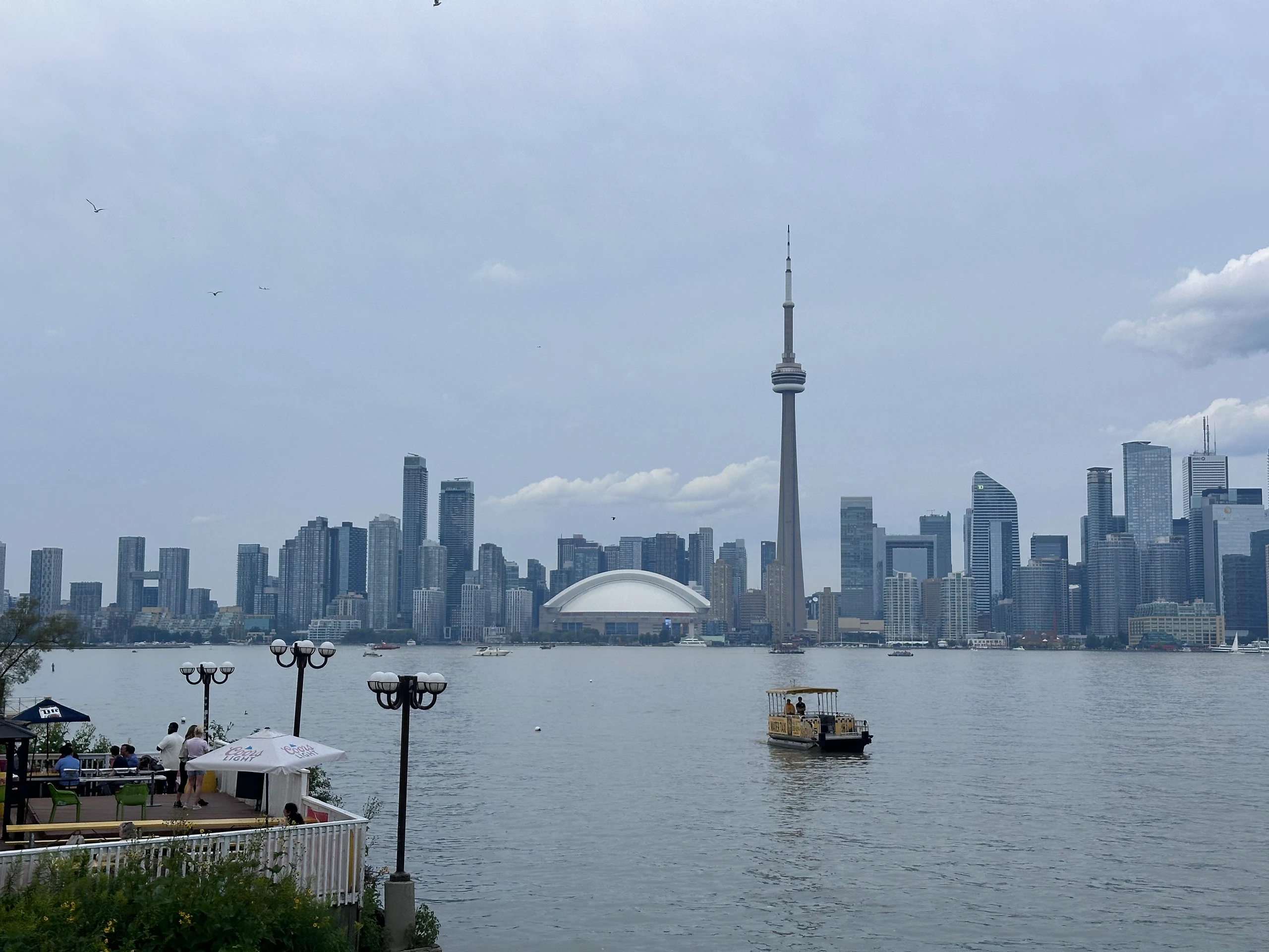 Panorama de Toronto depuis le bord du lac — Toronto, Canada