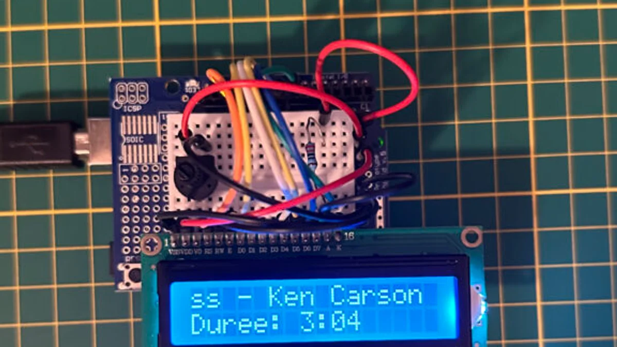 Projet 1 – Musique Spotify sur écran LCD1602
