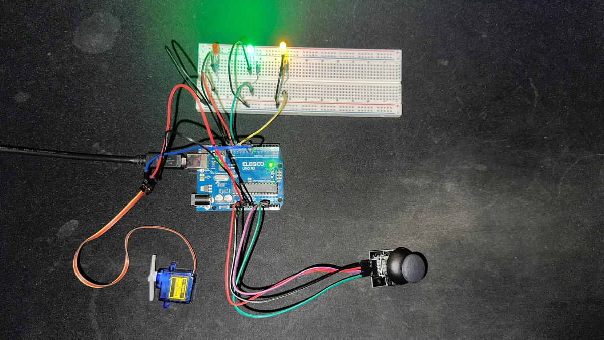 Projet 3 – Servomoteur piloté au joystick et système LED